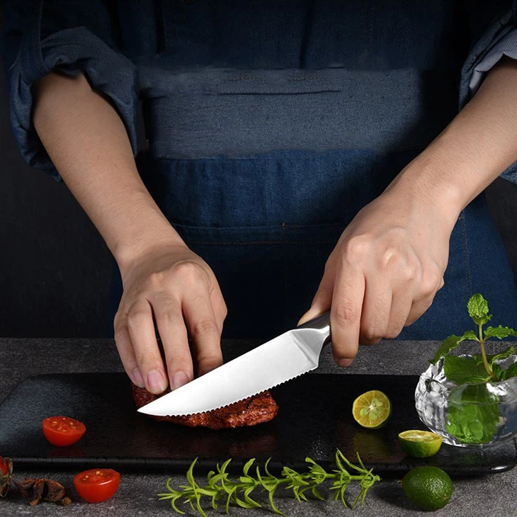 DS-2966 Stainless Steel Steak Knife 6-piece set Kitchen Knives-7