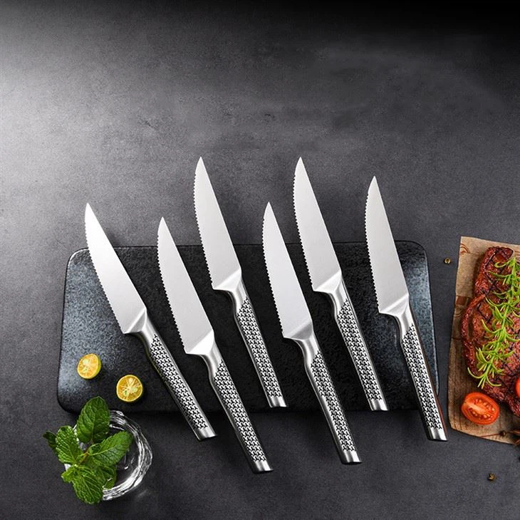 DS-2966 Stainless Steel Steak Knife 6-piece set Kitchen Knives-4